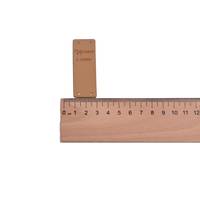 Obrázok ku produktu NÁŠIVKA Vyrobené s láskou hnedá 1 6x2cm hore