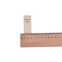 Obrázok ku produktu NÁŠIVKA Vyrobené s láskou béžová  6x2cm hore