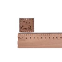 Obrázok ku produktu NÁŠIVKA Malý čertík hnedá svetlá 4x4cm