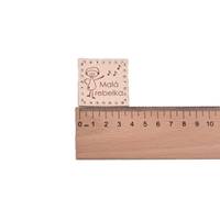 Obrázok ku produktu NÁŠIVKA Malá rebelka postavička béžová 4x4cm