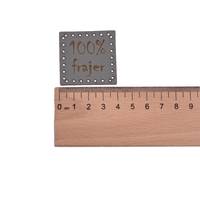 Obrázok ku produktu NÁŠIVKA 100% Frajer sivá 4x4cm
