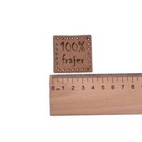 Obrázok ku produktu NÁŠIVKA 100% Frajer hnedá 4x4cm