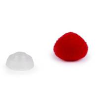 Obrázok ku produktu NOS ZAMATOVÝ červený 10mm 4ks balenie