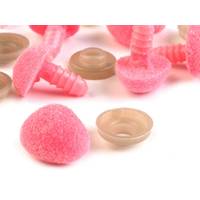 Obrázok ku produktu NOS ZAMATOVÝ ružový 11x14mm 4ks balenie