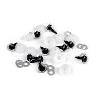 Obrázok ku produktu OČI bezpečnostné glitrované sivá svetlá 10mm 2 páry