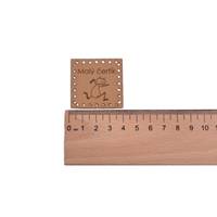 Obrázok ku produktu NÁŠIVKA Malý čertík postavička hnedá svetlá 4x4cm