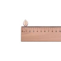 Obrázok ku produktu OZDOBA drevená list hladký 12x20mm