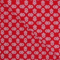 Obrázok ku produktu BAVLNENÁ LÁTKA folklórna FIALKA červená