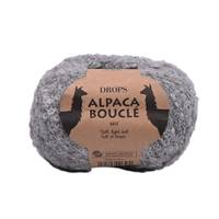 Obrázok ku produktu Pletacia vlna Drops ALPACA BOUCLE 5110 sivá