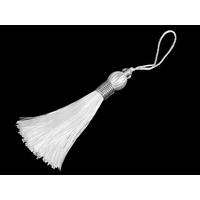 Obrázok ku produktu Strapec dĺžka 22-24cm biela strieborná