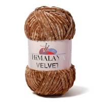 Obrázok ku produktu Pletacia priadza Himalaya VELVET 90037 hnedá