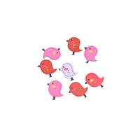 Obrázok ku produktu GOMBÍK MIX farebný plastový vtáčik