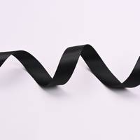 Obrázok ku produktu Atlasová stuha 24mm čierna 1,40m