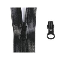 Obrázok ku produktu Bežec k špirálovým vodeodolným zipsom 7mm čierna