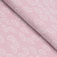 Obrázok ku produktu BAVLNENÁ LÁTKA plienkovina ružová biela