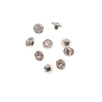 Obrázok ku produktu GOMBÍK 10mm ozdobný kvet zlatý