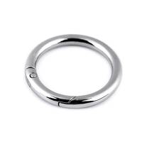 Obrázok ku produktu KARABÍNA krúžok sivá strieborná 34mm