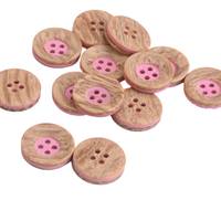 Obrázok ku produktu GOMBÍK 15mm drevený ružová svetlá