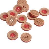 Obrázok ku produktu GOMBÍK 15mm drevený červená