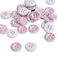 Obrázok ku produktu GOMBÍK 15mm drevený ružová zelená biela