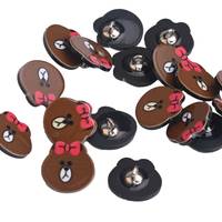 Obrázok ku produktu GOMBÍK 15mm medvedík hnedá