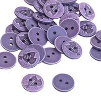 Obrázok ku produktu GOMBÍK plastový vtáčik fialový 15mm