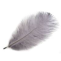 Obrázok ku produktu Pštrosie perie dĺžka cca 20-25cm sivá