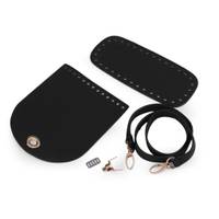 Obrázok ku produktu Súprava na háčkovaný vak čierny