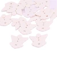 Obrázok ku produktu GOMBÍK plastový anjel biela 29x32mm