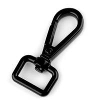 Obrázok ku produktu KARABÍNA kovová čierna 15mm