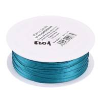 Obrázok ku produktu Atlasová stuha 3mm/20,60m zelená tmavá