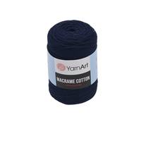 Obrázok ku produktu Špagát na macrame techniku YarnArt MACRAME COTTON 784 modrá tmavá