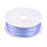 Obrázok ku produktu Atlasová stuha 3mm/19,55m modrá