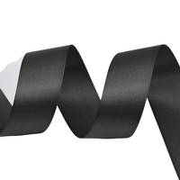 Obrázok ku produktu Atlasová stuha 40mm/13,70m čierna sivá