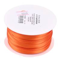 Obrázok ku produktu Atlasová stuha 5mm/13,75m oranžová sýta