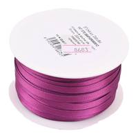 Obrázok ku produktu Atlasová stuha 5mm/19,90m ružová fialová