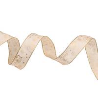 Obrázok ku produktu Lurexová stuha s drôtom 25mm/1m béžová