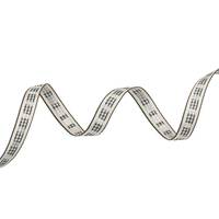 Obrázok ku produktu Stuha s vpletenou stuhou 12mm zelená