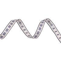 Obrázok ku produktu Stuha s vpletenou stuhou 12mm modrá