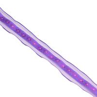 Obrázok ku produktu Stuha kvietkovaná s drôtom 40mm fialová