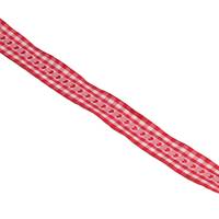 Obrázok ku produktu Atlasová stuha s drôtom 40mm/15,30m srdiečko