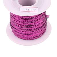 Obrázok ku produktu DEKORAČNÁ STUHA S LUREXOM 3mm/ 80m ružová