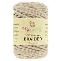 Obrázok ku produktu Špagát na macrame techniku ReTwisst MACRAME BRAIDED 4mm 08 béžová