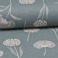 Obrázok ku produktu DEKORAČNÁ LÁTKA zelená kvety púpava