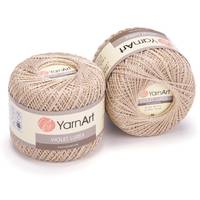 Obrázok ku produktu Háčkovacia priadza YARN ART VIOLET LUREX 24660 béžová