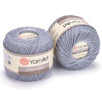 Obrázok ku produktu Háčkovacia priadza YARN ART VIOLET LUREX 15326 sivá
