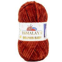 Obrázok ku produktu Pletacia priadza Himalaya DOLPHIN BABY 80370 oranžová hnedá