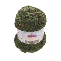 Obrázok ku produktu Pletacia priadza Himalaya DOLPHIN FESTIVAL 81161 zelená