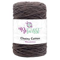 Obrázok ku produktu Špagát na macrame techniku ReTwisst CHAINY COTTON 11 hnedá tmavá