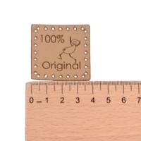 Obrázok ku produktu NÁŠIVKA 100% originál postavička hnedá 4x4cm